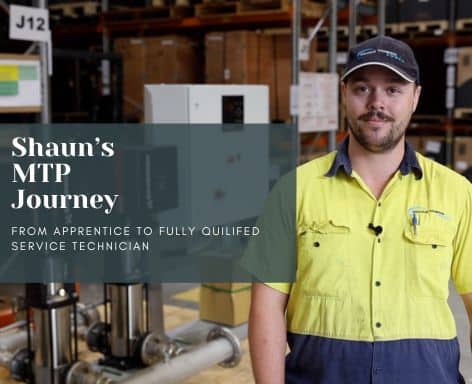 Supported to Succeed: – Shaun’s Journey from Apprentice to Service Technician with MTP